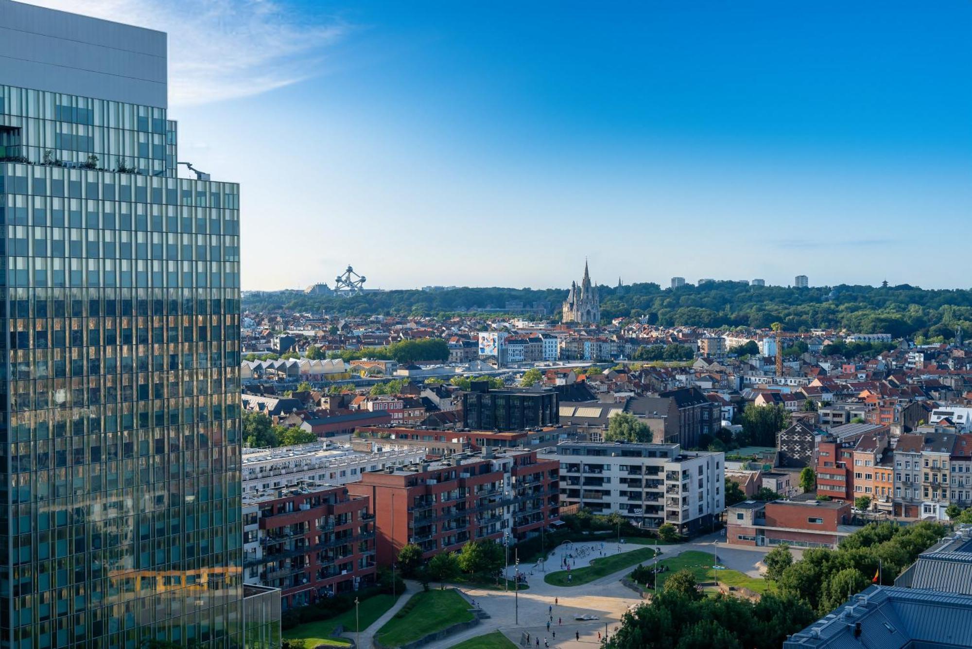 Studio Avec Vue Panoramique Et Parking Gratuit Bruxelas Exterior foto